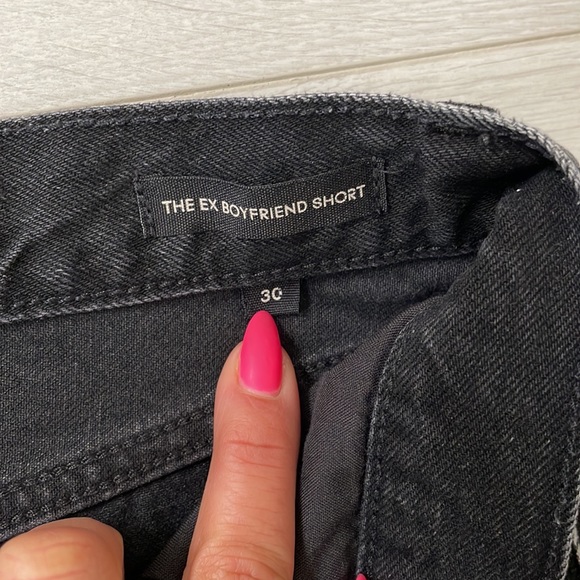 Zara worn black jean short - Picture 3 of 4